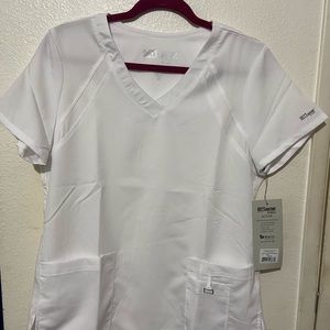 Brand new with tag GREYS ANATOMY white scrub top